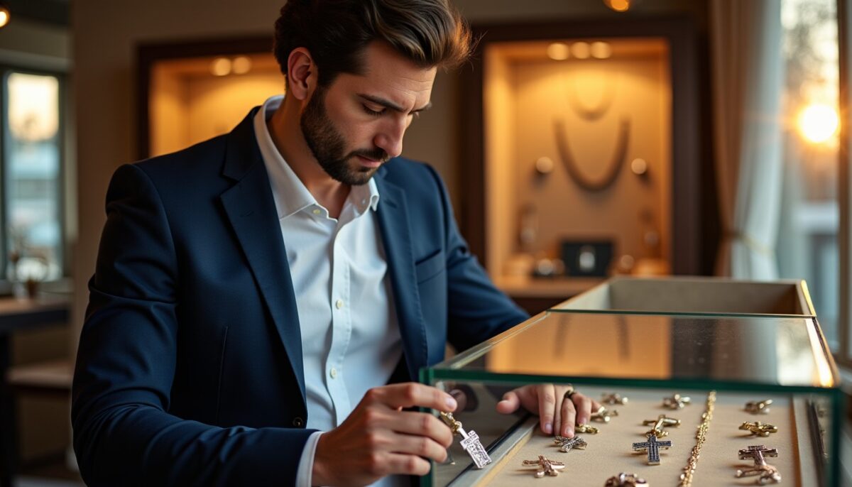 Croix joaillières pour homme : comment sélectionner la pièce parfaite qui reflète votre style